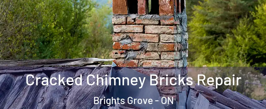  Cracked Chimney Bricks Repair Brights Grove - ON