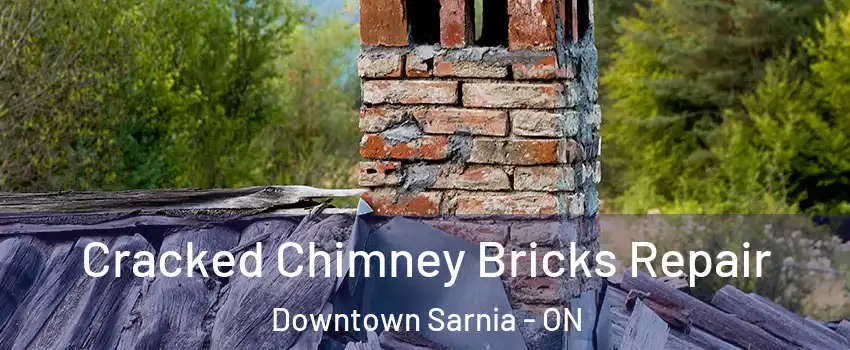  Cracked Chimney Bricks Repair Downtown Sarnia - ON