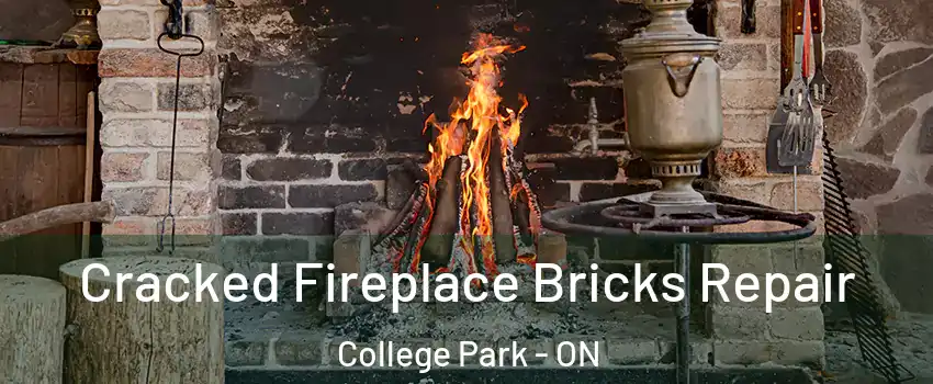  Cracked Fireplace Bricks Repair College Park - ON