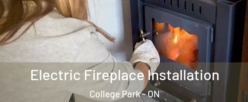  Electric Fireplace Installation College Park - ON