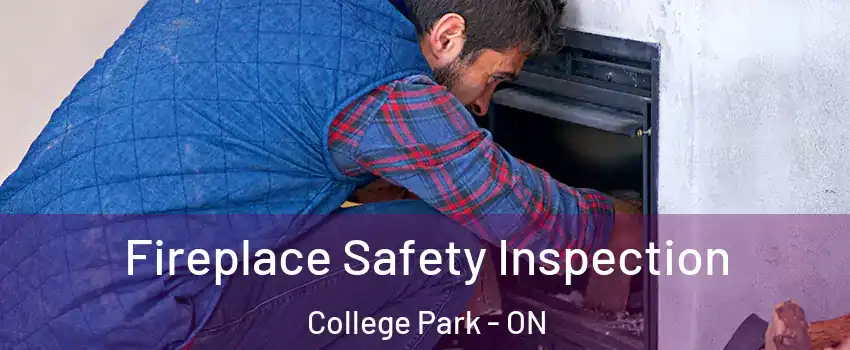  Fireplace Safety Inspection College Park - ON