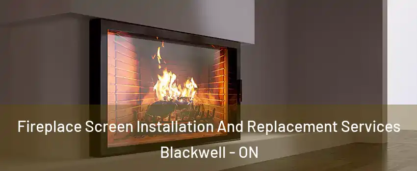  Fireplace Screen Installation And Replacement Services Blackwell - ON