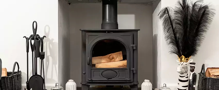 Thelin Hearth Products Providence Pellet Insert Fireplace Installation in Point Edward, ON