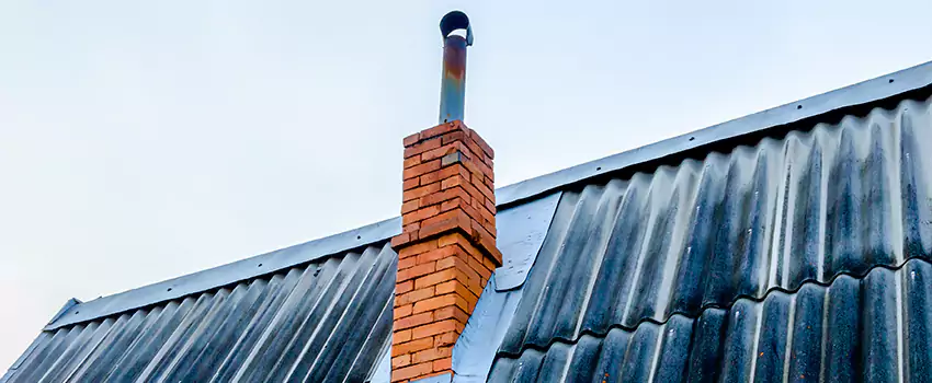 Aluminium Chimney Flashing Repair in Point Edward, ON