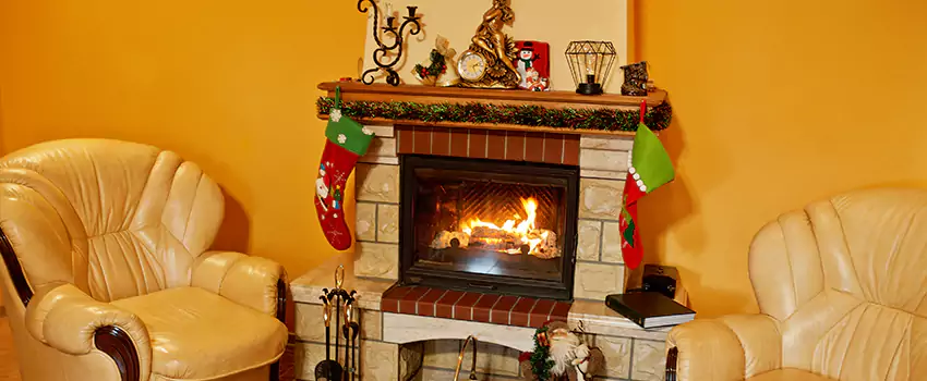 Fireplace Hearth Ideas in Point Edward, Quebec