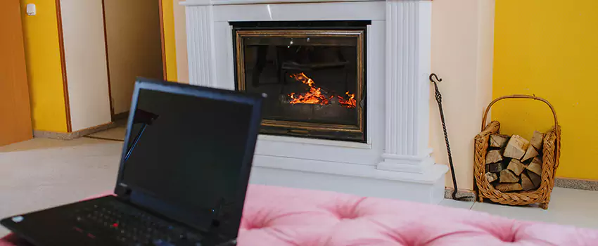 Valor Outdoor Gas Fireplace in Point Edward, Quebec